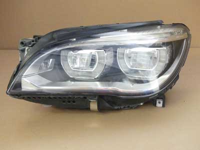 BMW Adaptive LED Headlight, Left 63117348501 13-15 F01 740i 750i 760Li Hybrid 7L Alpina B7